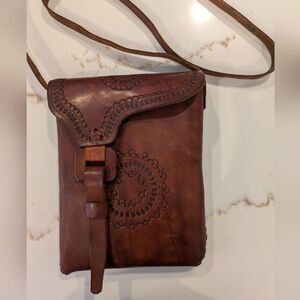 Artisan Saddle Leather Crossbody